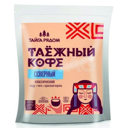 Tajga káva -severná  (céder, čakanka, červený koreň, čaga)  130 g